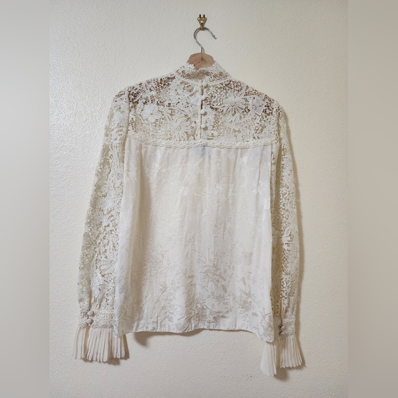 ERDEM x H&M - Cream Lace Blouse - Picture 2 of 5